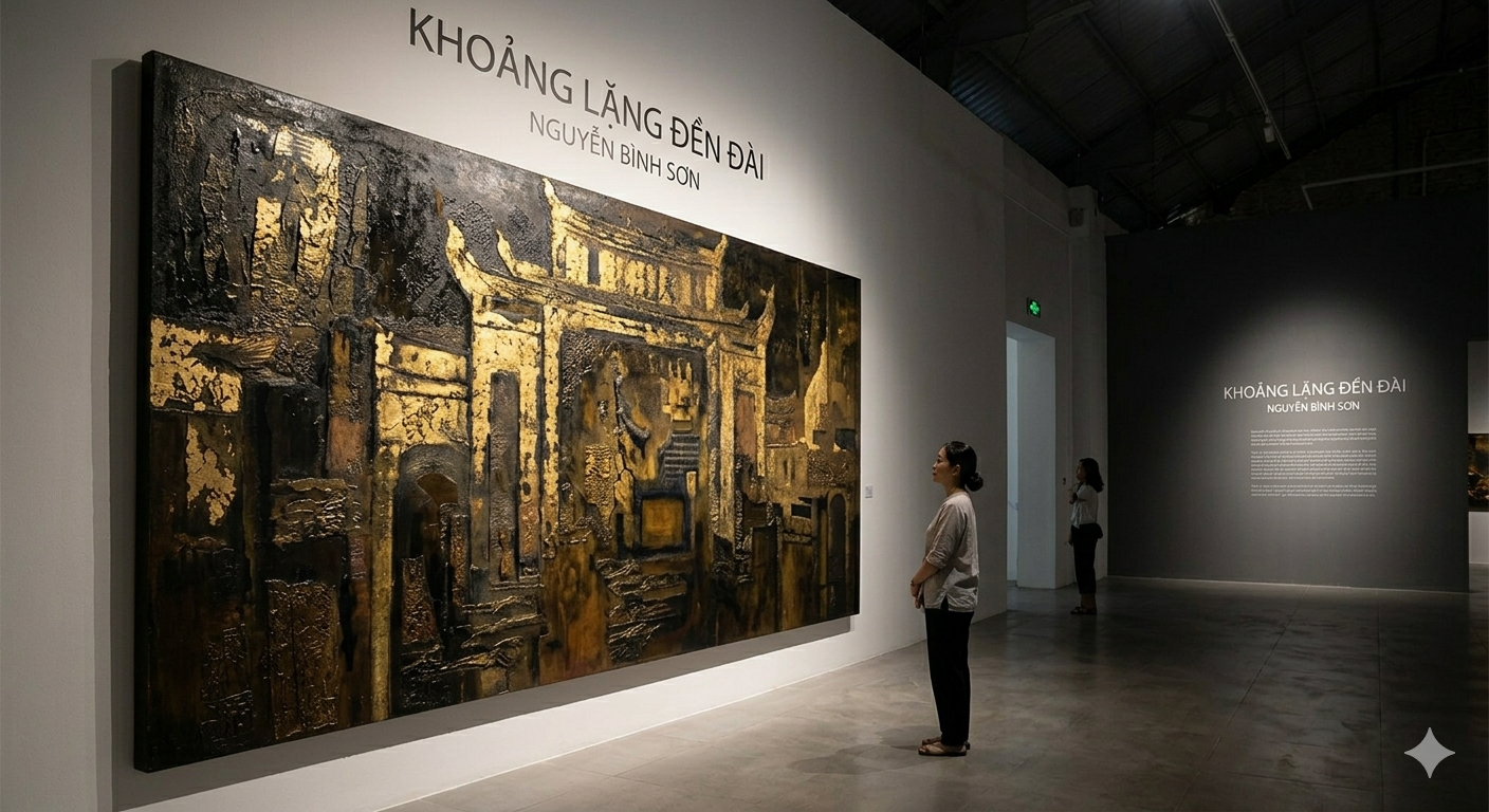 Triển lãm: "KHOẢNG LẶNG ĐỀN ĐÀI"